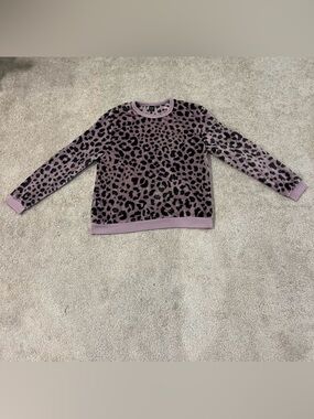 Cold Crush Plush Leopard Print Sweater